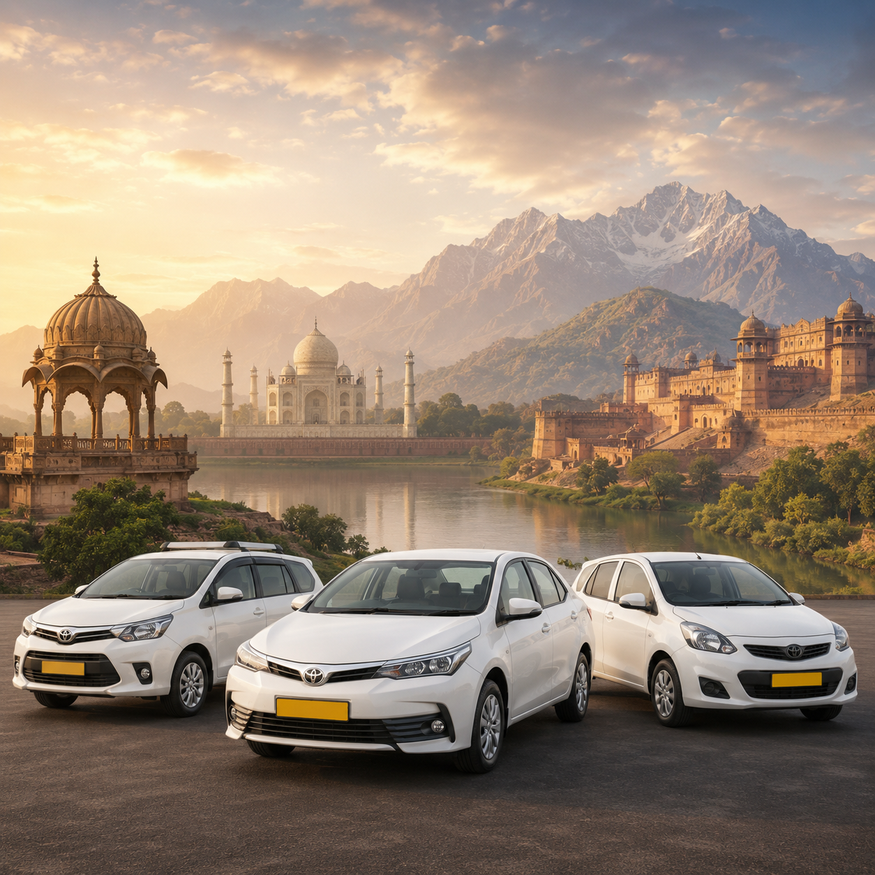Bharat Taxi Service driver on a mountain route